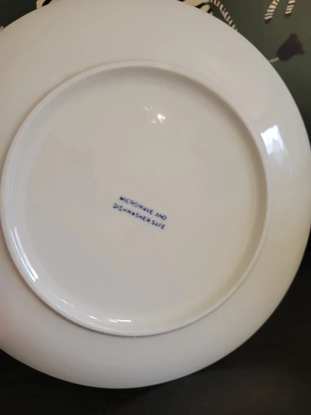 Centrum Blue & White Dinner Plate hand-painted flowers 10